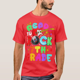 Camiseta Crianças Prontas A Balançar Guitarra Da Classe 7 D