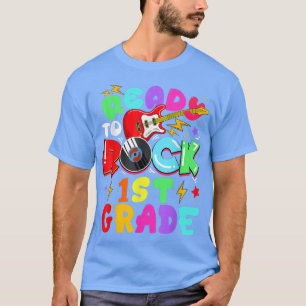 Camiseta Crianças Prontas Para Atacar O Violão Da Classe 1r