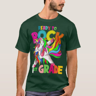 Camiseta Crianças prontas para balançar o unicórnio da séri