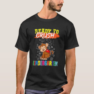 Camiseta Crianças Prontas Para Esmagar O Preso De Macaco Ci