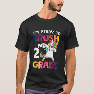 Camiseta Crianças Prontas Para Esmagar Raparigas Segundo G