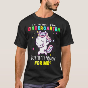 Camiseta Crianças Prontas Para O Primeiro Dia Do Jardim De