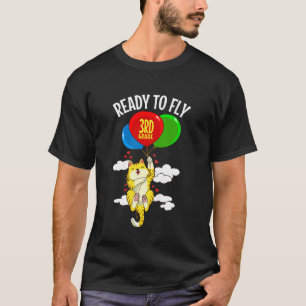 Camiseta Crianças Prontas Para Voar 3ª Série Gato Volta à