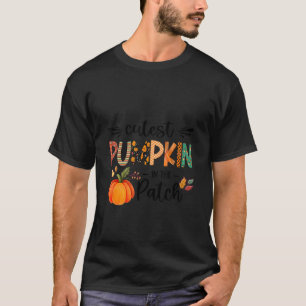 Camiseta Crianças Pumpkin Mais Cortado No Patch As Meninas 