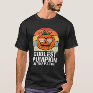 Camiseta Crianças Pumpkin Mais Fresco No Patch Boys Girls H