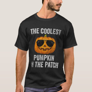 Camiseta Crianças Pumpkin Mais Fresco No Patch Shirts Hallo