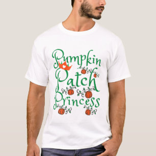 Camiseta Crianças Pumpkin Patch Princesa Season Halloween