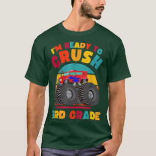 Camiseta Crianças que estou pronto para esmagar o monstro d