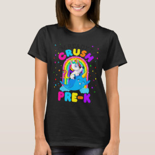 Camiseta Crianças que estou pronto para esmagar o Pré K Uni