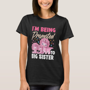 Camiseta Crianças que estou sendo promovido a Big Sister Di