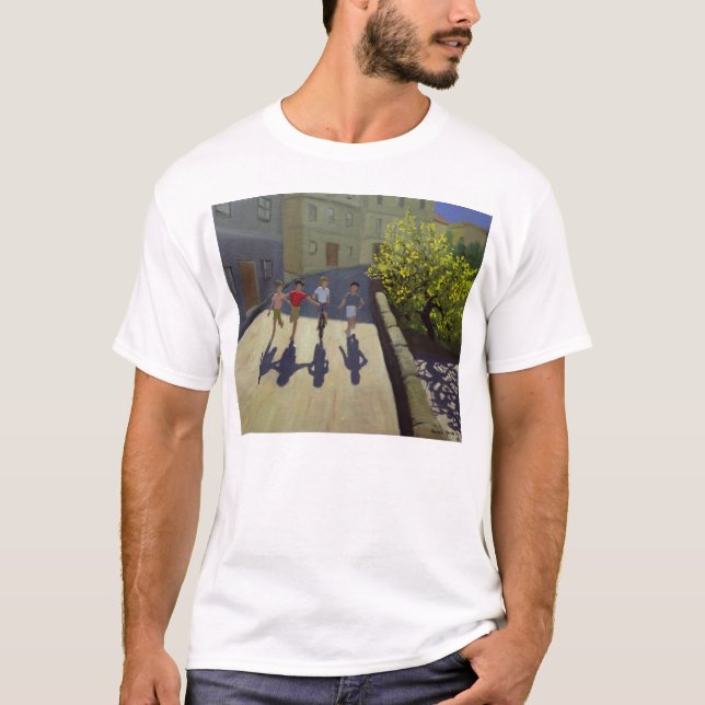 Camiseta Crianças que funcionam Lesbos 1999 (Frente)