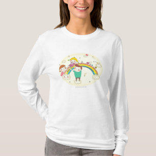 Camiseta Crianças que jogam no arco-íris