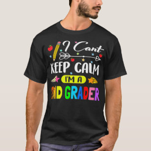 Camiseta Crianças que não posso ficar calmo. Sou um segundo