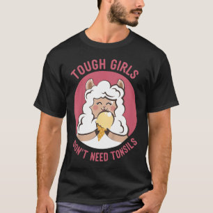Camiseta Crianças que não precisam de tonsils Sorvete de ov
