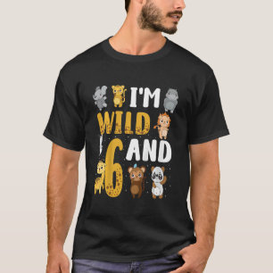 Camiseta Crianças que sou selvagem e um Zoológico Safari Te
