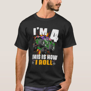 Camiseta Crianças que tenho 4 anos É assim que eu faço o Mo