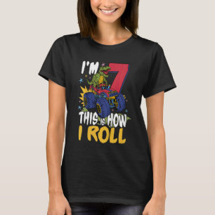 Camiseta Crianças que tenho 7 anos É assim que eu faço o ca