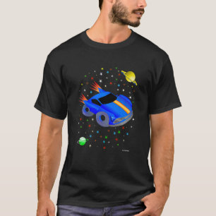 Camiseta Crianças RACE CAR ROCKET em ciências espaciais J Ú