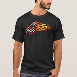 Camiseta Crianças Race Festas de aniversário Meninas 4 Anos