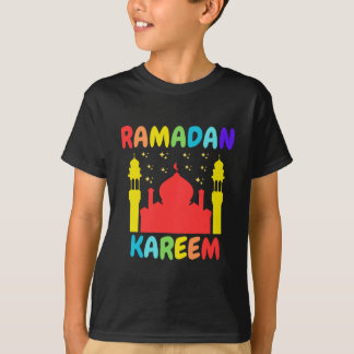 Camiseta Crianças Ramadan Kareem para Meninos Jovens Ramadã