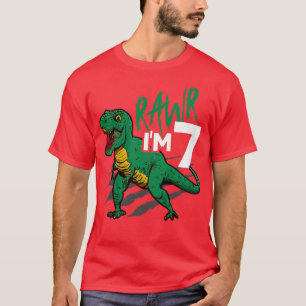 Camiseta Crianças Rawm Im De 7 Anos Para Re 7 Birthday Todd