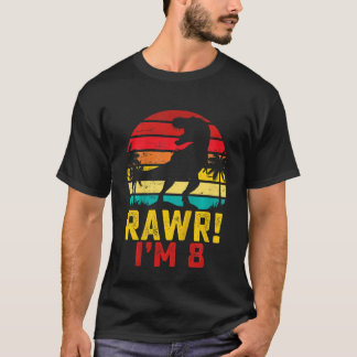 Camiseta Crianças Rawr Eu tenho 88 anos Menino Dinossauro R