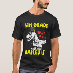 Camiseta Crianças Rex 6 Grau De Graduação De Ti Nol Classe