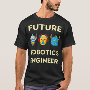 Camiseta Crianças Robôs para futuras crianças Engenheiro Ro