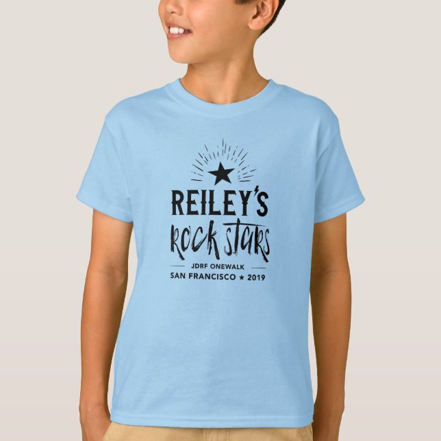 Camiseta Crianças - RRS OneWalk 2019 Blue Tshirt (Frente)