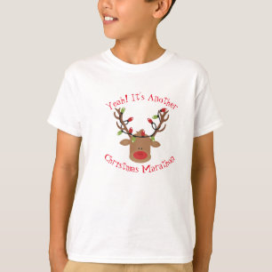 Camiseta Crianças Rudolph Vídeo Natal