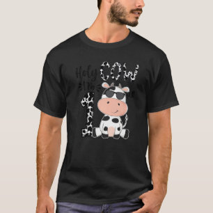 Camiseta Crianças Santa Vaca Eu sou um garoto de aniversári