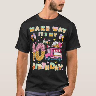 Camiseta Crianças são o meu caminhão do sorvete de 10 an