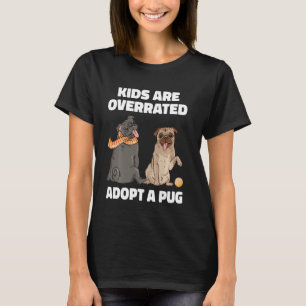 Camiseta Crianças São Sobrevalorizadas Adotar Um Cão Propri