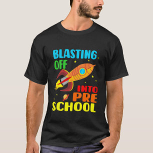 Camiseta Crianças Se Infiltrosando Na Pré-Escola Primeiro D