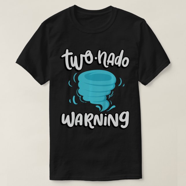 Camiseta Crianças, segundo aniversário de Advertência de Do (Frente do Design)