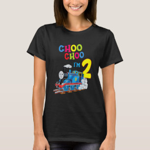 Camiseta Crianças, segundo aniversário de trem Meninos Meni
