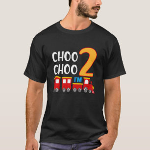 Camiseta Crianças segundo aniversário Todller 2 Meninos