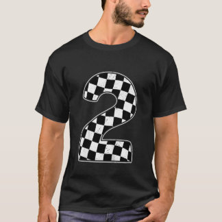 Camiseta Crianças segundo aniversário Verificado Número 2 C