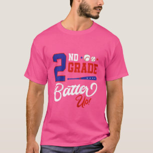 Camiseta Crianças segundo Batendo Para Cima Crianças Baseba