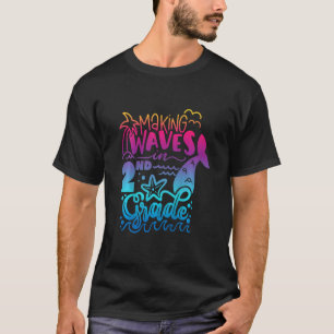 Camiseta Crianças segundo De Volta Para A Escola Mermaid Be