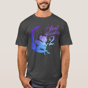 Camiseta Crianças segundo Segunda Festa de aniversário Fada