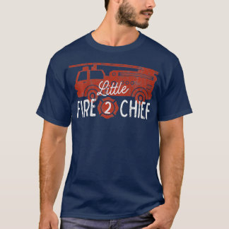 Camiseta Crianças segundos aniversários Bombeiros com 2 ano