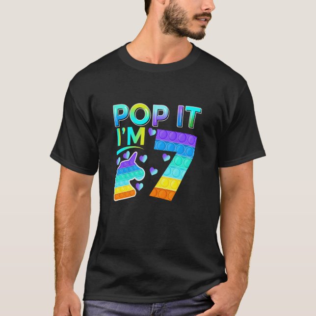 Camiseta Crianças Sete Pop, sou 7 bonitinhos. (Frente)