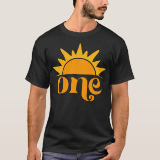 Camiseta Crianças Sol Primeira Viagem de Aniversário Ao Red