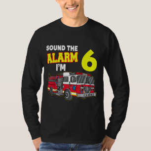 Camiseta Crianças Som Alarm Im 6 Crianças Bombeiros