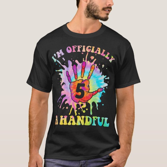 Camiseta Crianças, sou oficialmente uma Festa de aniversári (Frente)