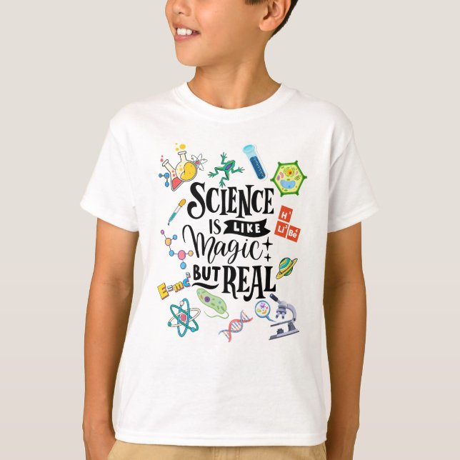 Camiseta Crianças STEM T-Shirt Design (Frente)