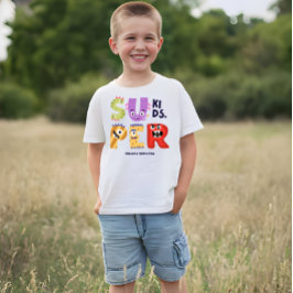 Camiseta Crianças super