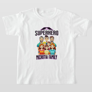 Camiseta Crianças - Super Herói Microtia