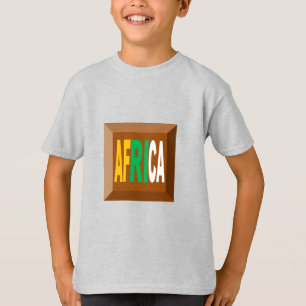 Camiseta Crianças T-Shirt DESIGN CHOCO AFRICA